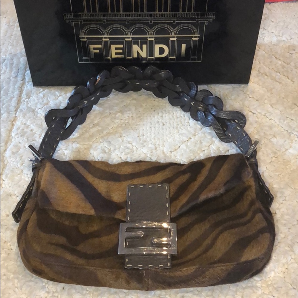 Fendi Baguette in Zebra Calfskin